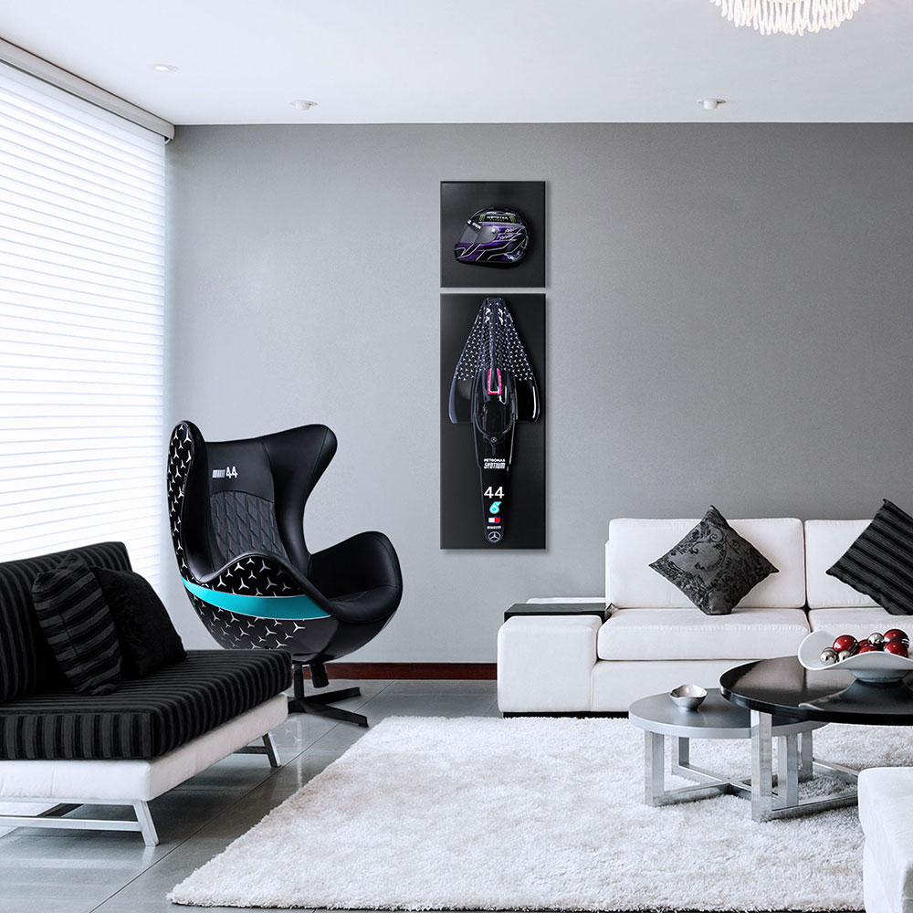 Quadro Decorativo 3D 120cm X 50cm Carro F1 W11 LH G53 - Gran Belo
