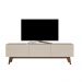 Rack Bancada 3 Gavetas 180cm Amy Off White/Freijó G29 - Gran Belo