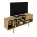 Rack Bancada para TV até 65 Sala de Estar R1462 Natural G69 - Gran Belo