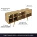 Rack Bancada para TV até 65 Sala de Estar R1462 Natural G69 - Gran Belo