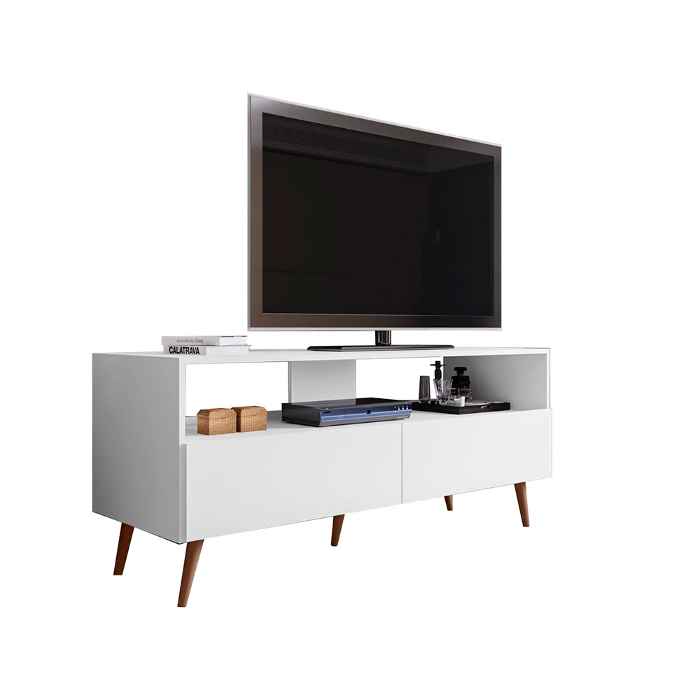 Rack Bancada para TVs até 55 Adawi MDP/BP Branco G96 - Gran Belo