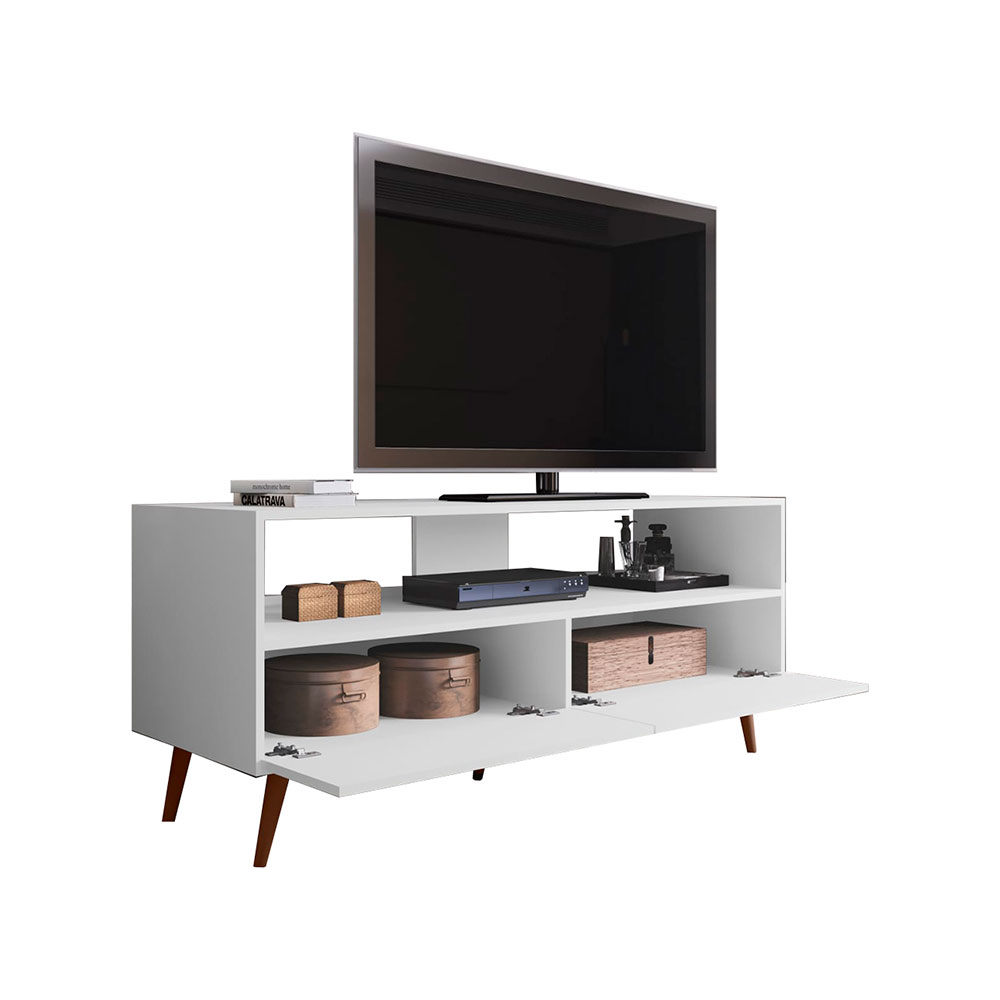 Rack Bancada para TVs até 55 Adawi MDP/BP Branco G96 - Gran Belo