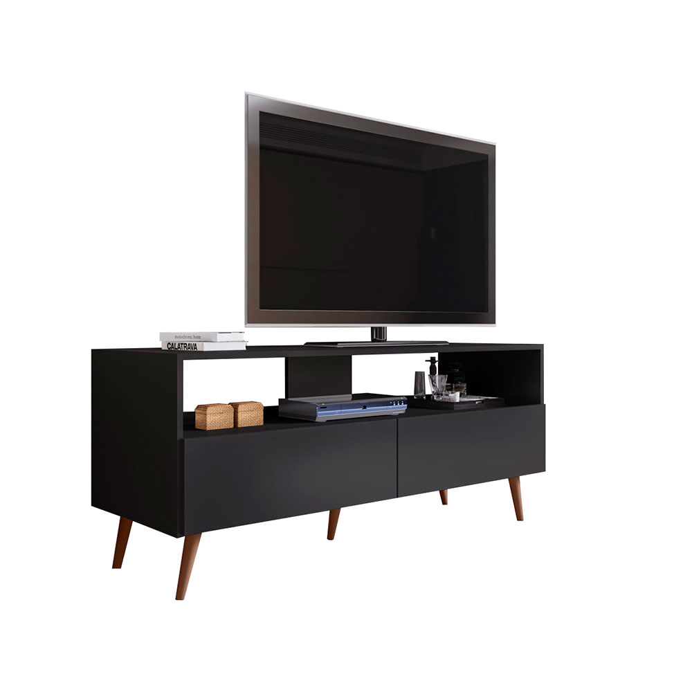 Rack Bancada para TVs até 55 Adawi MDP/BP Preto G96 - Gran Belo