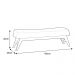 Recamier Design Contemporâneo 160cm Lionel Pés Madeira Linho Cinza/Natural G62 - Gran Belo