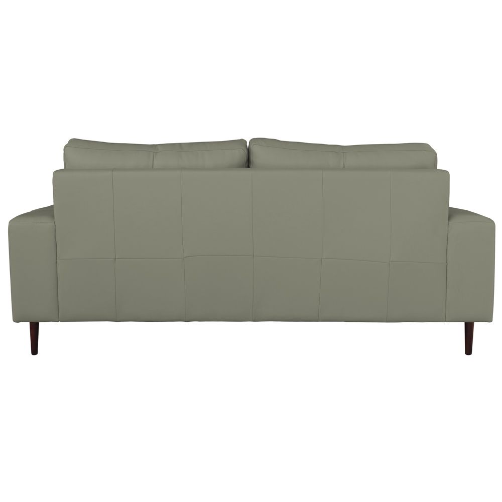 Sofá 03 Lugares Sala de Estar Recepção 240cm Bipartido Brad Couro Fendi G58 - Gran Belo