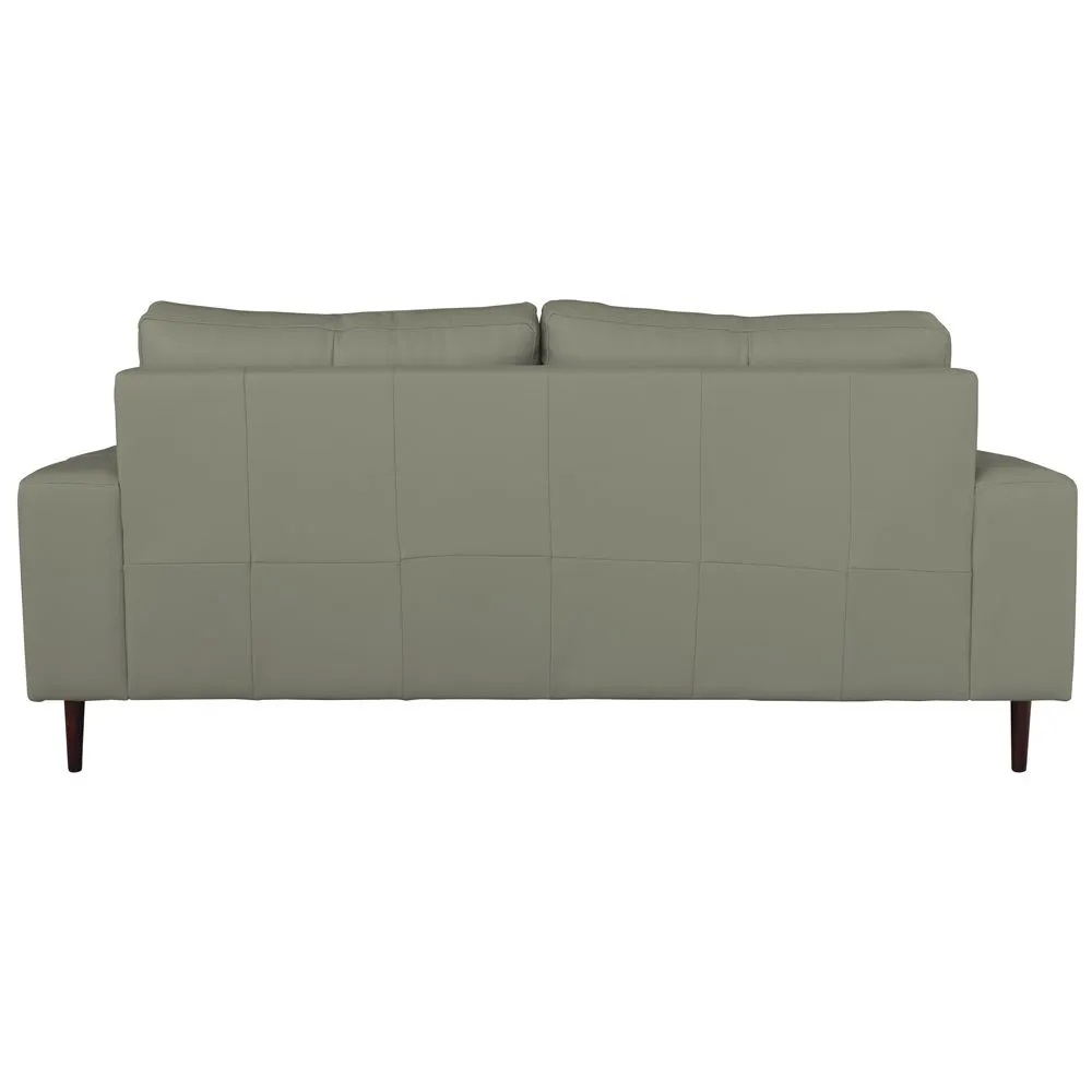 Sofá 04 Lugares Sala de Estar Recepção 260cm Bipartido Brad Couro Fendi G58 - Gran Belo