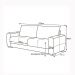 Sofá 2 Lugares 170cm Base Madeira York Linho Bege G28 - Gran Belo