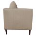 Sofá 2 Lugares Decorativo Sala de Estar 120cm Pés Palito Lubbock Couro Bege G58 - Gran Belo