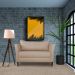 Sofá 2 Lugares Decorativo Sala de Estar 120cm Pés Palito Lubbock Couro Bege G58 - Gran Belo