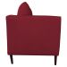 Sofá 2 Lugares Decorativo Sala de Estar 120cm Pés Palito Lubbock Couro Vermelho G58 - Gran Belo