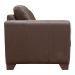 Sofá 2 Lugares Estocolmo 155cm Couro Chocolate G03 - Gran Belo
