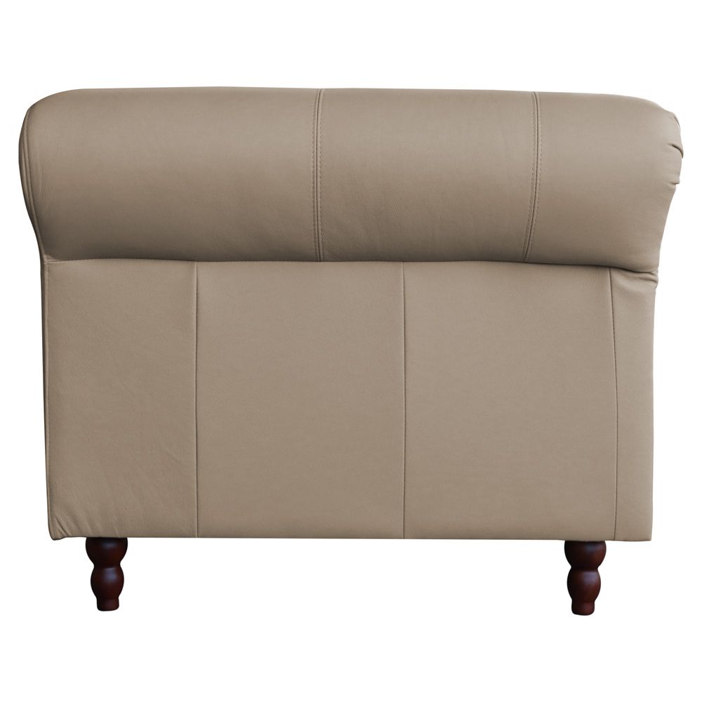 Sofá 2 Lugares Maggiore 180cm Couro Bege G58 - Gran Belo