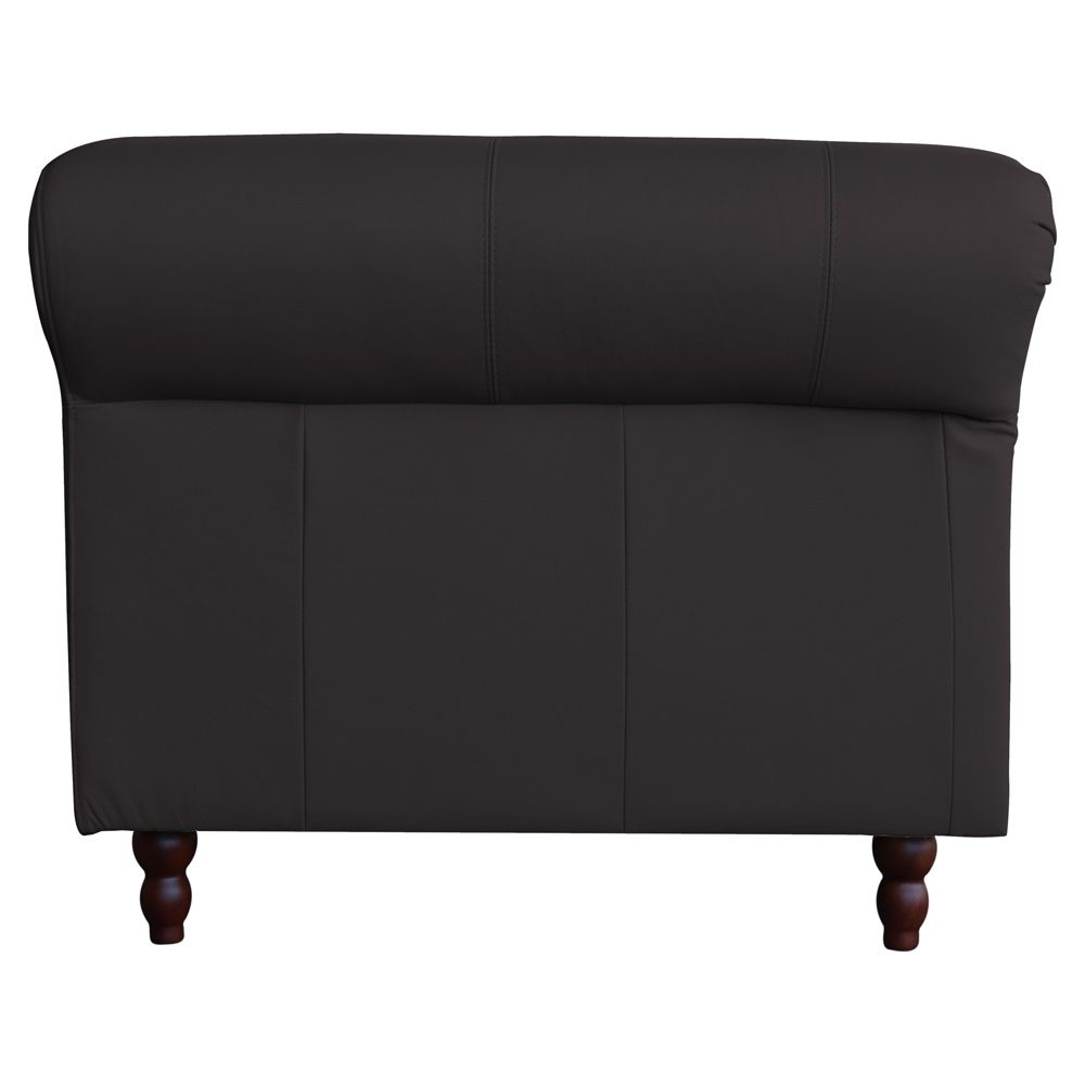 Sofá 2 Lugares Maggiore 180cm Couro Marrom G58 - Gran Belo