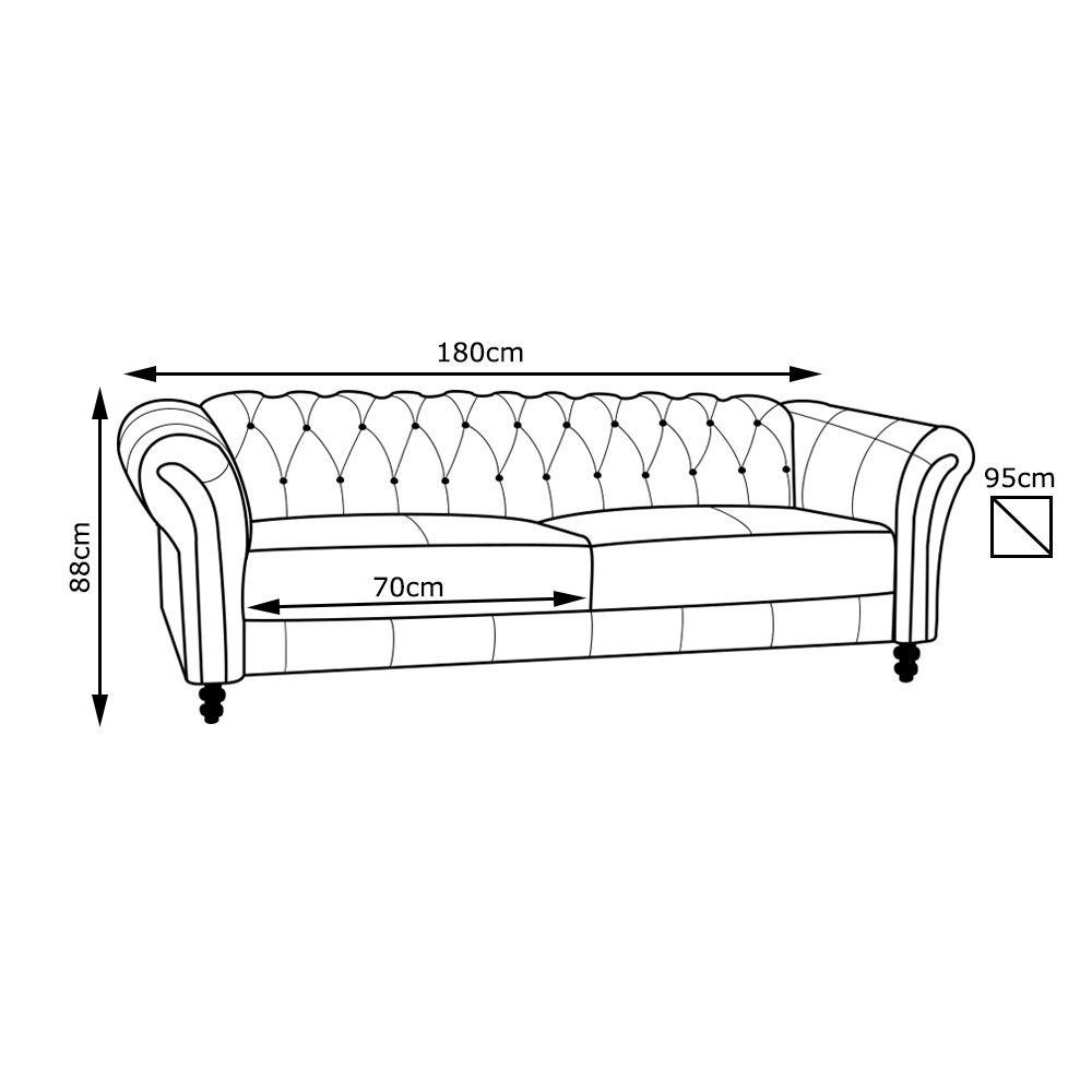 Sofá 2 Lugares Maggiore 180cm Couro Mel - Gran Belo