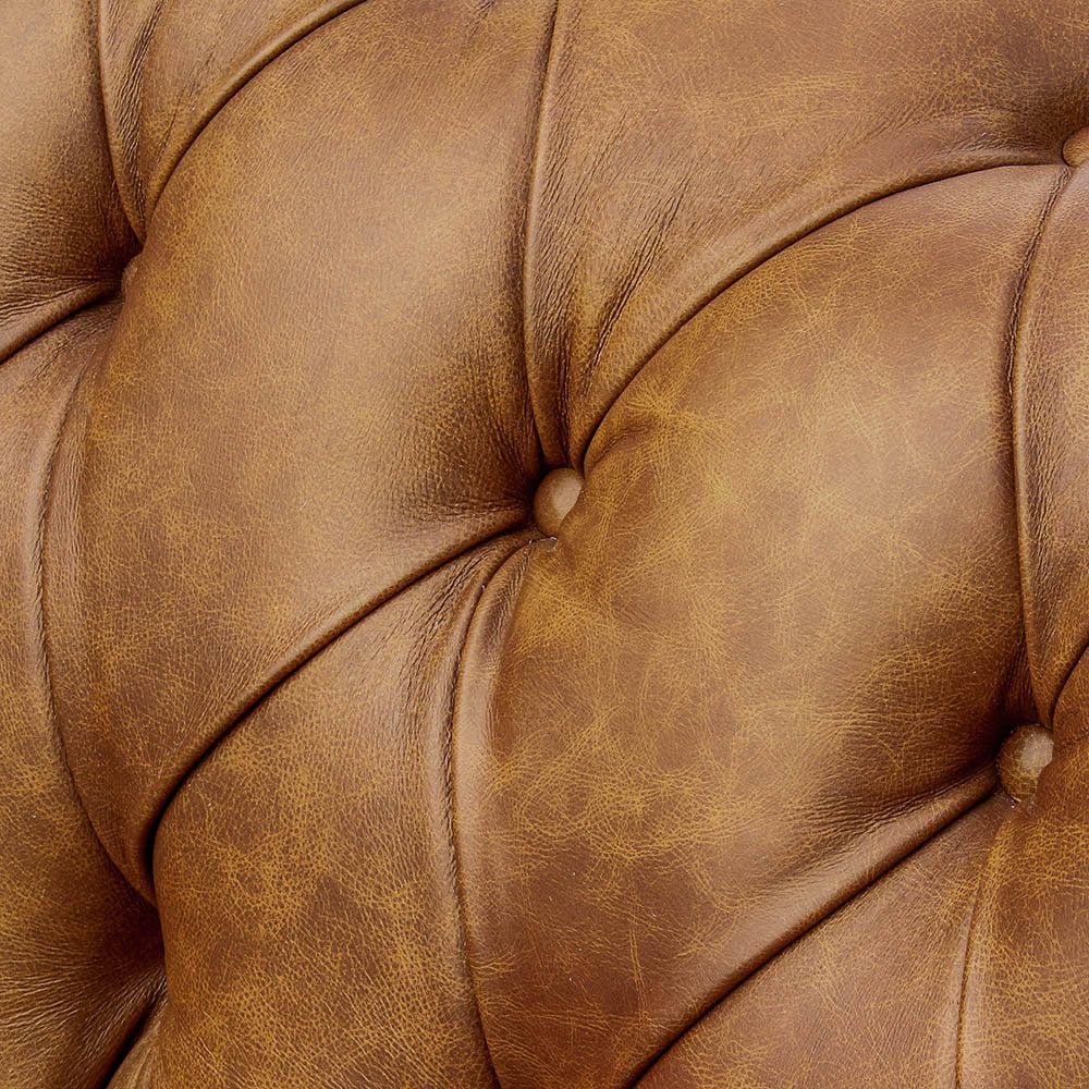 Sofá 2 Lugares Maggiore 180cm Couro Mel - Gran Belo