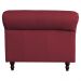 Sofá 2 Lugares Maggiore 180cm Couro Vermelho - Gran Belo