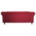 Sofá 2 Lugares Maggiore 180cm Couro Vermelho - Gran Belo