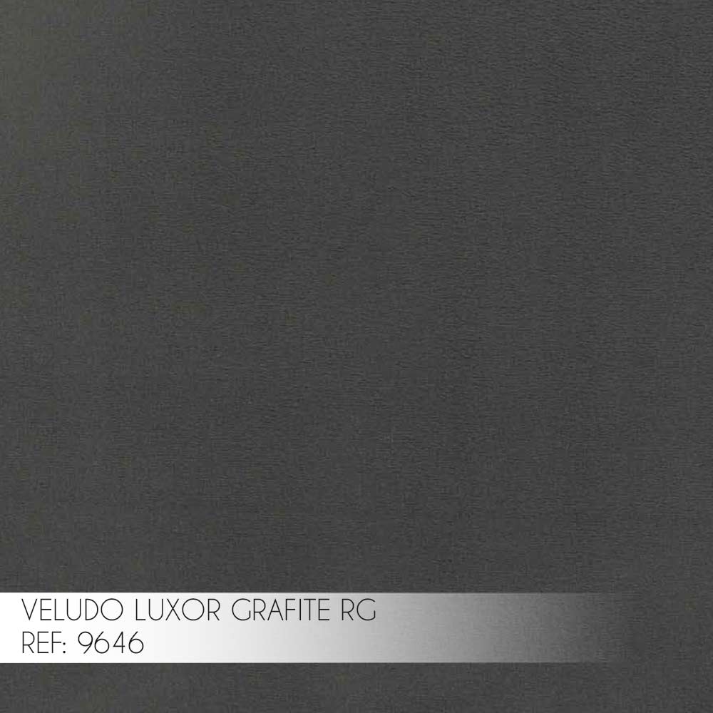 Sofá 2 Lugares Retrátil Com USB Para Sala de Estar Next 219cm Veludo Grafite G46 - Gran Belo