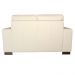 Sofá 2 Lugares Sala de Estar 150cm Milão Couro Off White G03 - Gran Belo