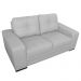 Sofá 2 Lugares Sala de Estar Milano 170cm Couro Branco G58 - Gran Belo