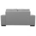 Sofá 2 Lugares Sala de Estar Milano 170cm Couro Branco G58 - Gran Belo