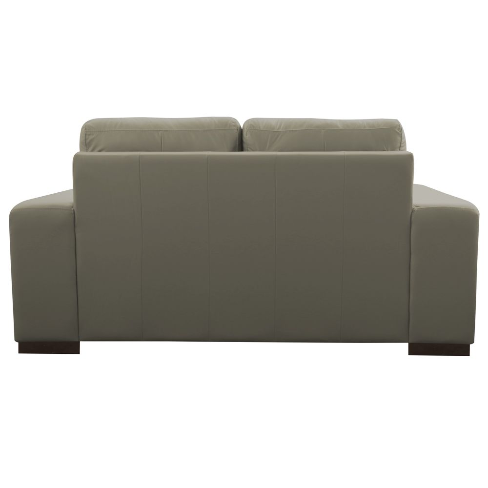 Sofá 2 Lugares Sala de Estar Milano 170cm Couro Nude G58 - Gran Belo