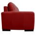 Sofá 2 Lugares Sala de Estar Milano 170cm Couro Vermelho G58 - Gran Belo