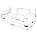 Sofá 2 Lugares Sala de Estar Pés Madeira kenny 160 cm Couro Off White G43 - Gran Belo