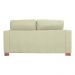 Sofá 2 Lugares Sala de Estar Pés Madeira kenny 160 cm Couro Off White G43 - Gran Belo
