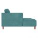 Sofá 290cm com Chaise Esquerda Franz Suede Turquesa - Gran Belo