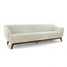 Sofá 3 Lugares Boomer 210cm PU Sintético Bege G15 - Gran Belo