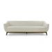 Sofá 3 Lugares Boomer 210cm PU Sintético Bege G15 - Gran Belo