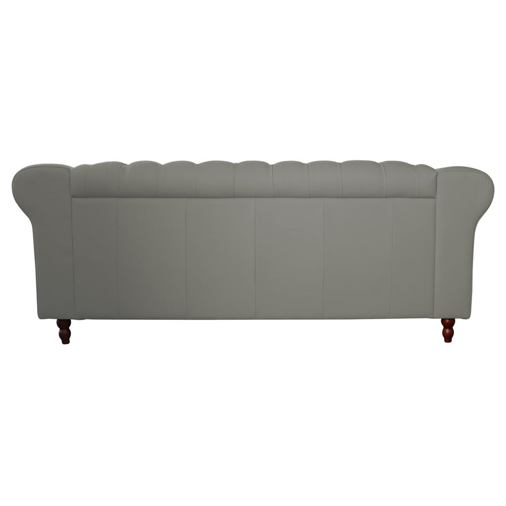 Sofá 3 Lugares Maggiore 240cm Couro Fendi - Gran Belo