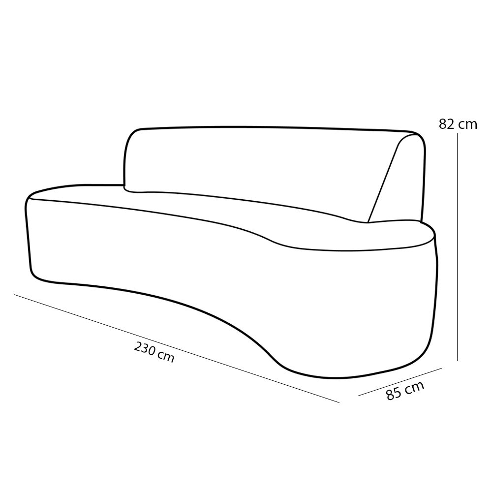 Sofá 3 Lugares Sala de Estar 230 cm Bélgica Veludo Verde - Gran Belo