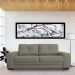 Sofá 3 Lugares Sala de Estar Milano 210cm Couro Nude G58 - Gran Belo