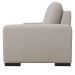 Sofá 3 Lugares Sala de Estar Milano 210cm Couro Off White G58 - Gran Belo