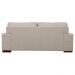 Sofá 3 Lugares Sala de Estar Roma 230 cm Couro Off White G58 - Gran Belo