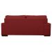 Sofá 3 Lugares Sala de Estar Roma 230 cm Couro Vermelho G58 - Gran Belo