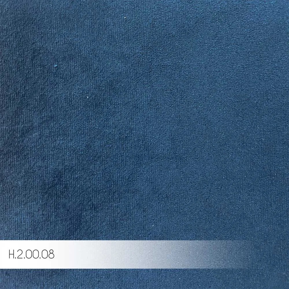 Sofá 310cm com Chaise Esquerda Franz Suede Azul G52 - Gran Belo