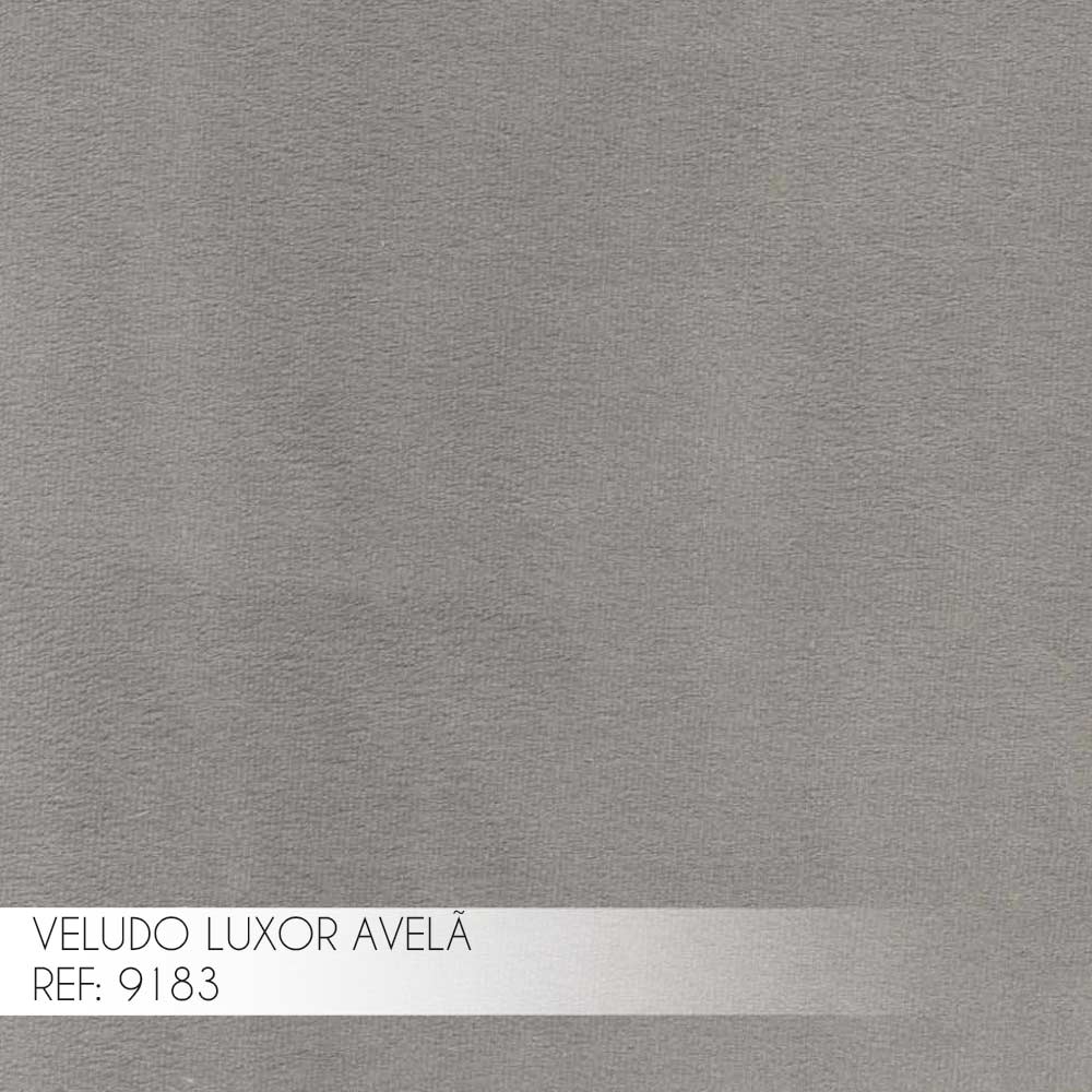 Sofá 4 Lugares 257cm Retrátil e Reclinável com 2 Porta Copos USB Calvin Veludo Avelã G46 - Gran Belo
