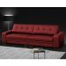 Sofá 4 Lugares 280cm Milano Couro Vermelho - Gran Belo