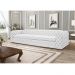 Sofá 4 Lugares Astúria 280cm Couro Branco Fosco - Gran Belo