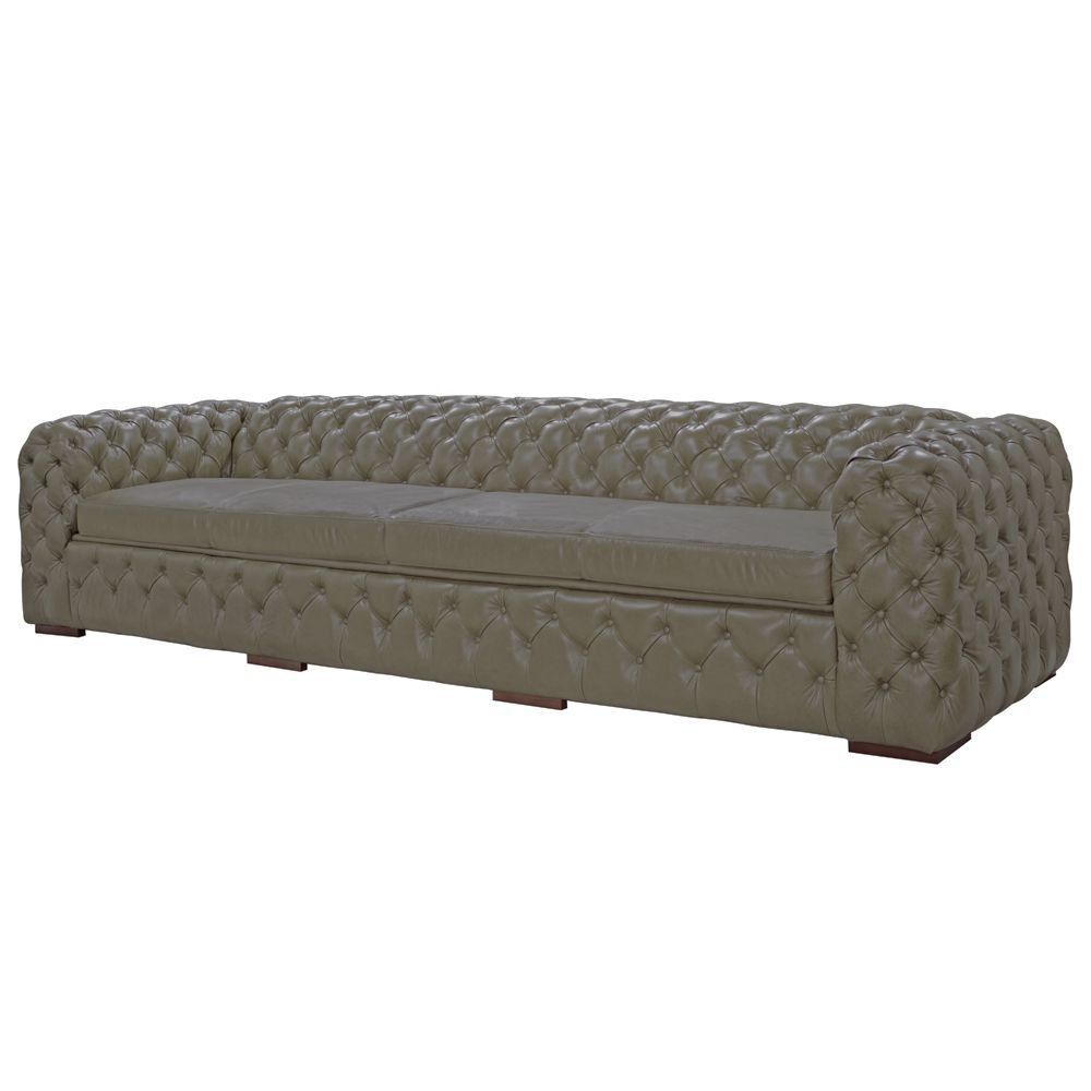 Sofá 4 Lugares Astúria 280cm Couro Fendi G58 - Gran Belo
