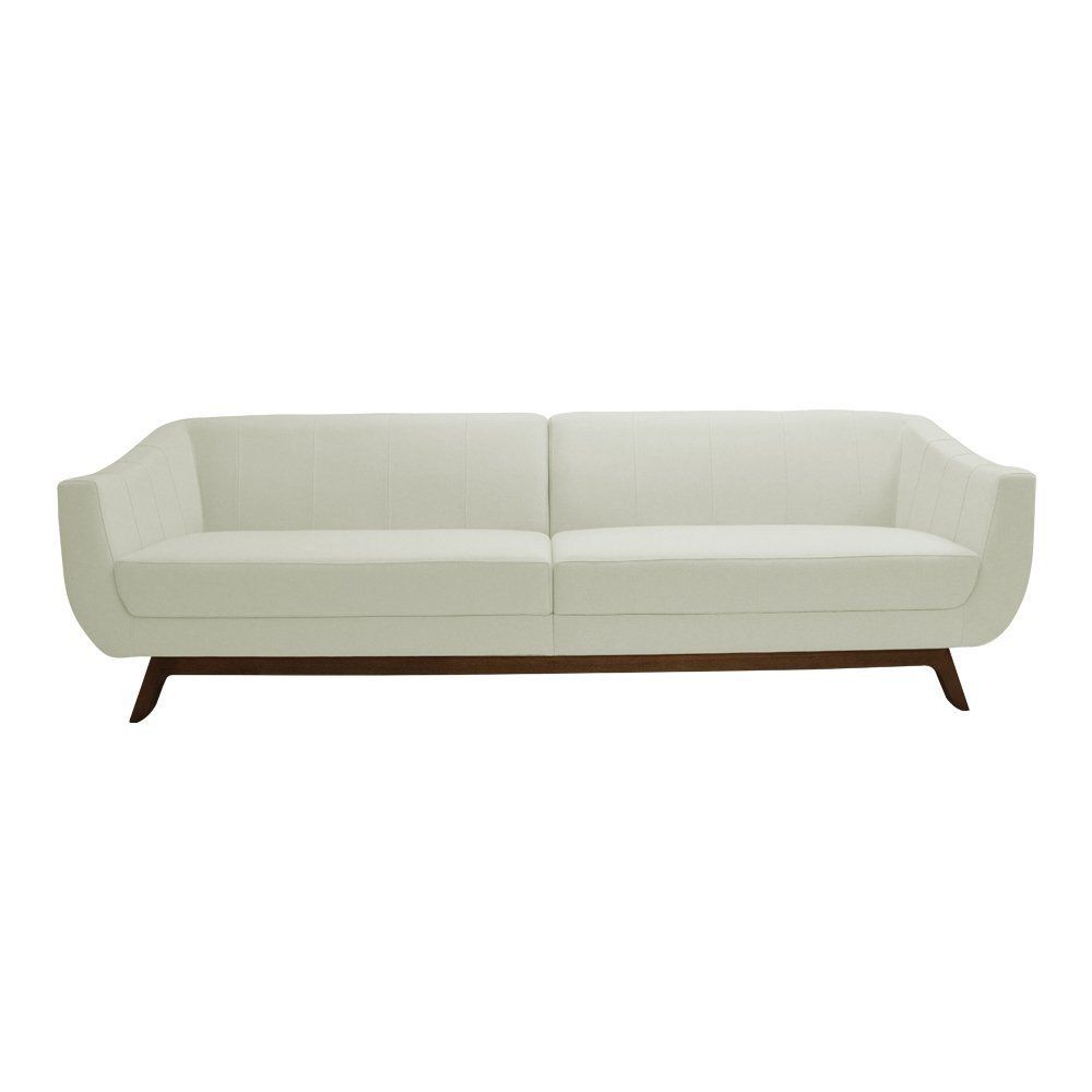 Sofá 4 Lugares Boomer 260cm PU Sintético Bege G15 - Gran Belo
