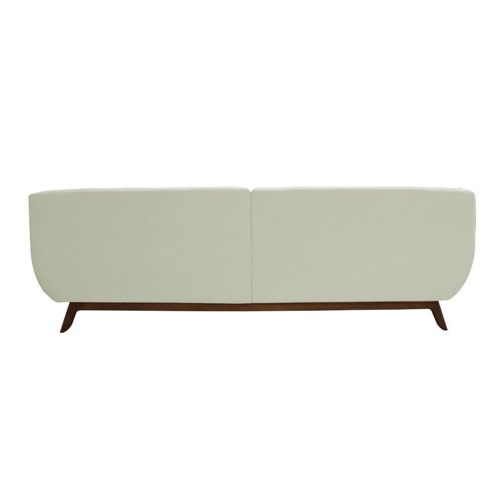 Sofá 4 Lugares Boomer 260cm PU Sintético Bege G15 - Gran Belo