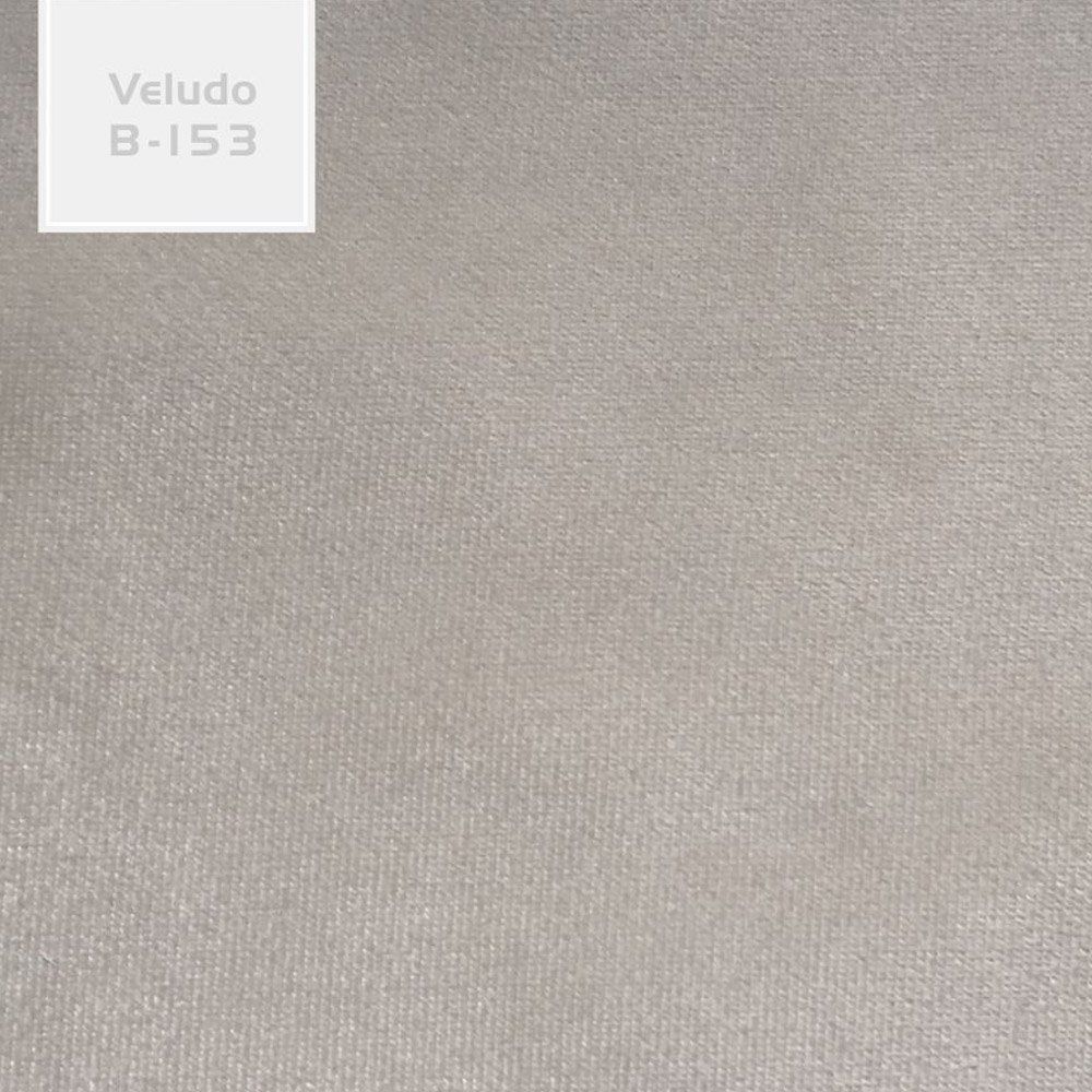 Sofá 4 Lugares Boomer 260cm Veludo Bege - Gran Belo