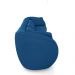 Sofá Bipartido Sala de Estar Diamond 212cm com Almofadas Soltas Veludo Azul G52 - Gran Belo