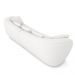 Sofá Bipartido Sala de Estar Diamond 232cm com Almofadas Soltas Bouclê Branco G52 - Gran Belo