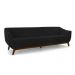Sofá Boomer 210cm Corano Preto - Gran Belo