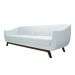 Sofá Boomer 230cm Corano Branco - Gran Belo